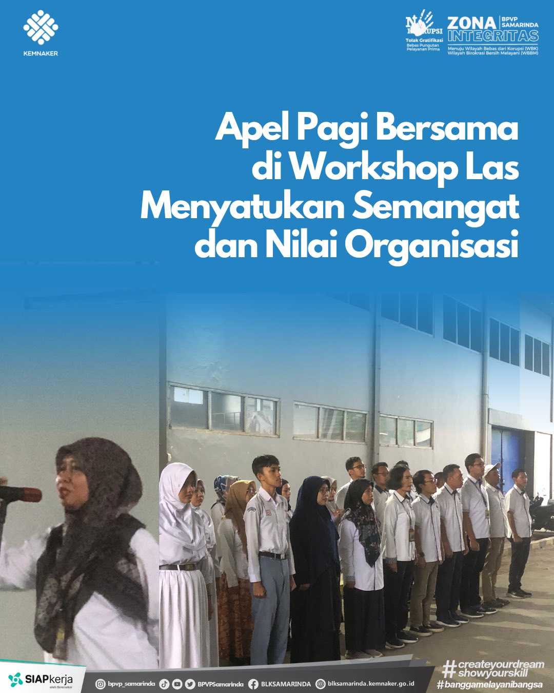 Apel Pagi Bersama di Workshop Las : Menyatukan Semangat dan Nilai Organisasi